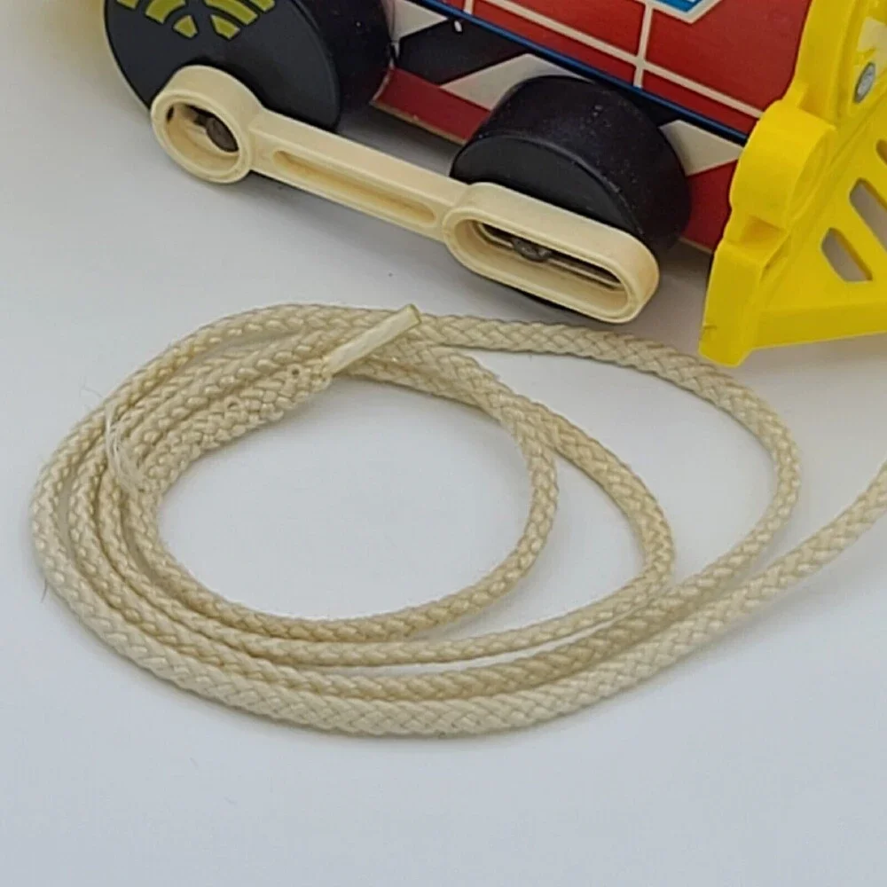 Vintage 1964 Fisher Price 643 Toot-Toot Train Engine Wooden Pull Toy